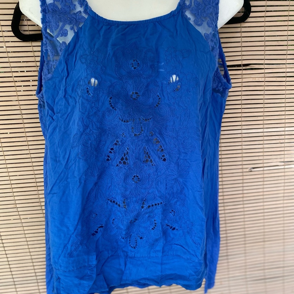 Simply Irresistible. Blue Tank Top